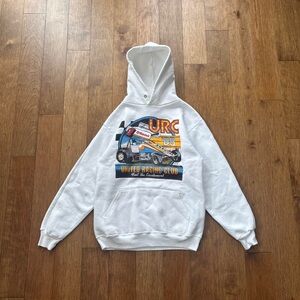 Unisex Vintage 1989 Russell United Racing Club graphic hoodie